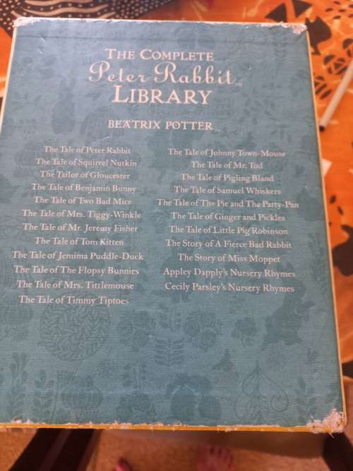 BEATRIX POTTER THE COMPLETE PETER RABBIT LIBRARY 23 BOOKS